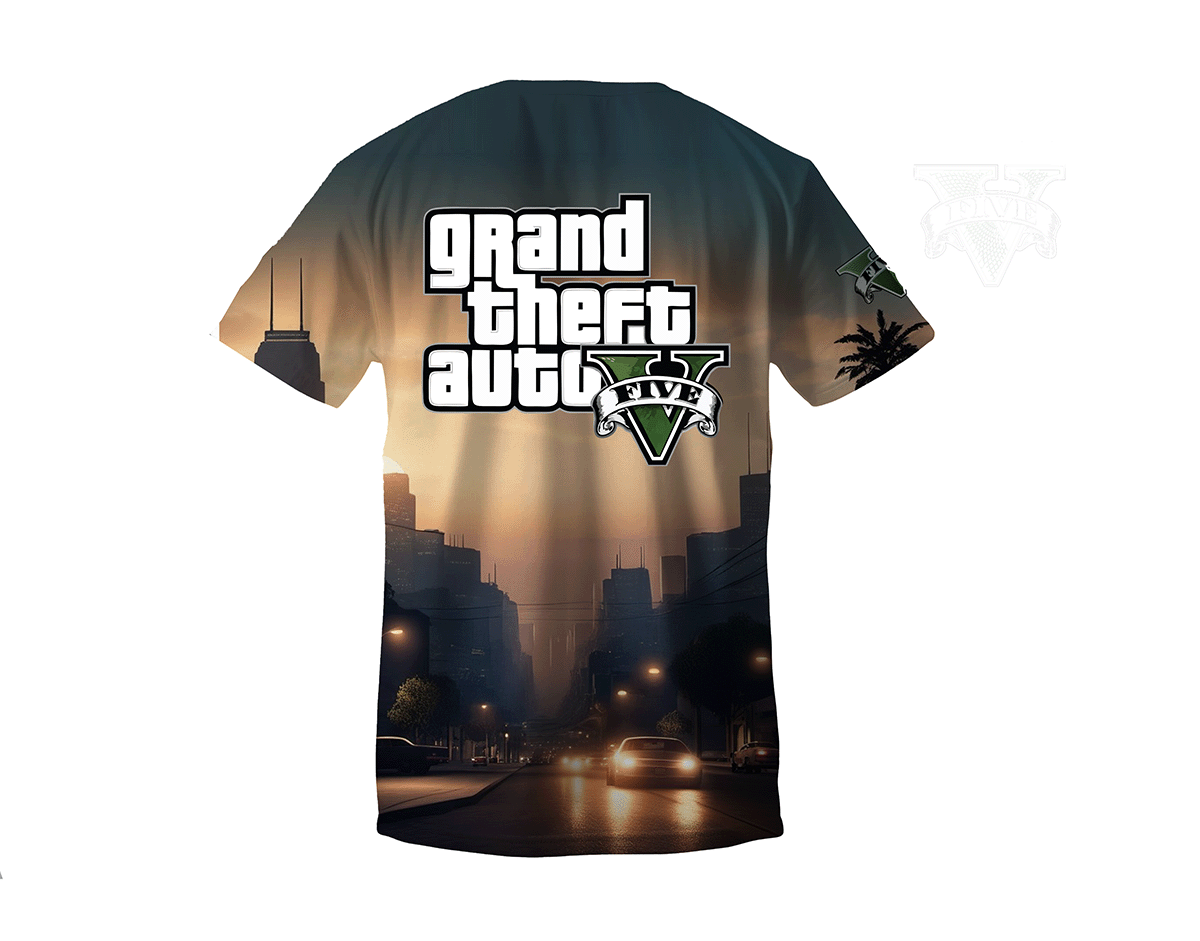 GTA V Cityscape T-shirt